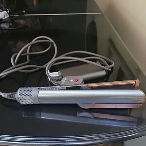 Dyson Hair Straightener in Silver and Copper